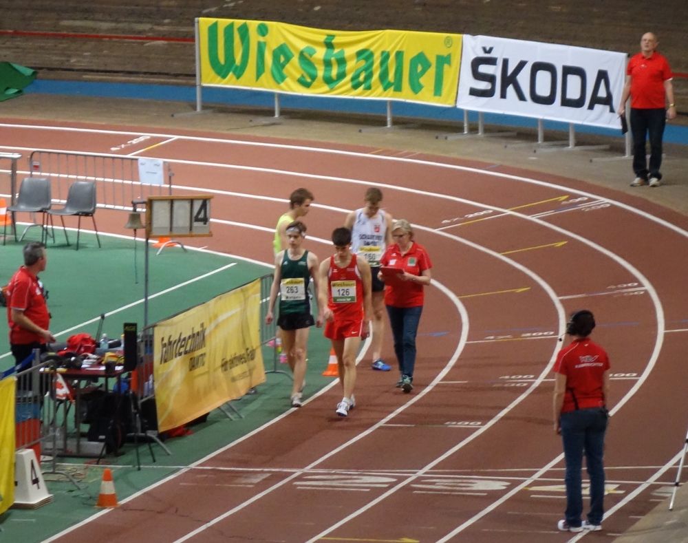 Kilian Steidl - Kurz vor dem Start 1500m U18