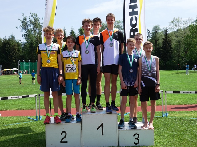 Lorenz Winter, Kilian Steidl & Tobias Haid - 3x1000 m Staffel U18